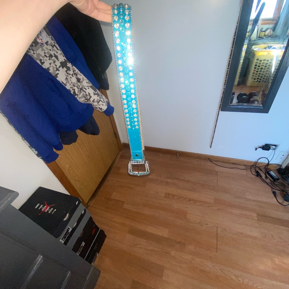 Its a bb belt light baby blue